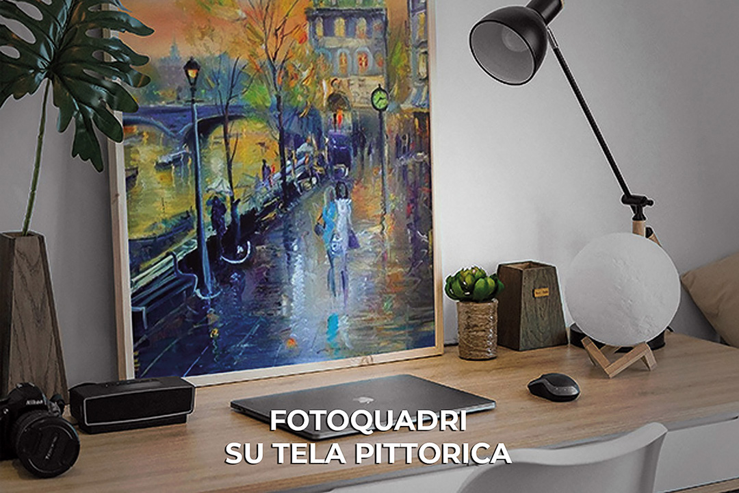 fotoquadri su tela pittorica