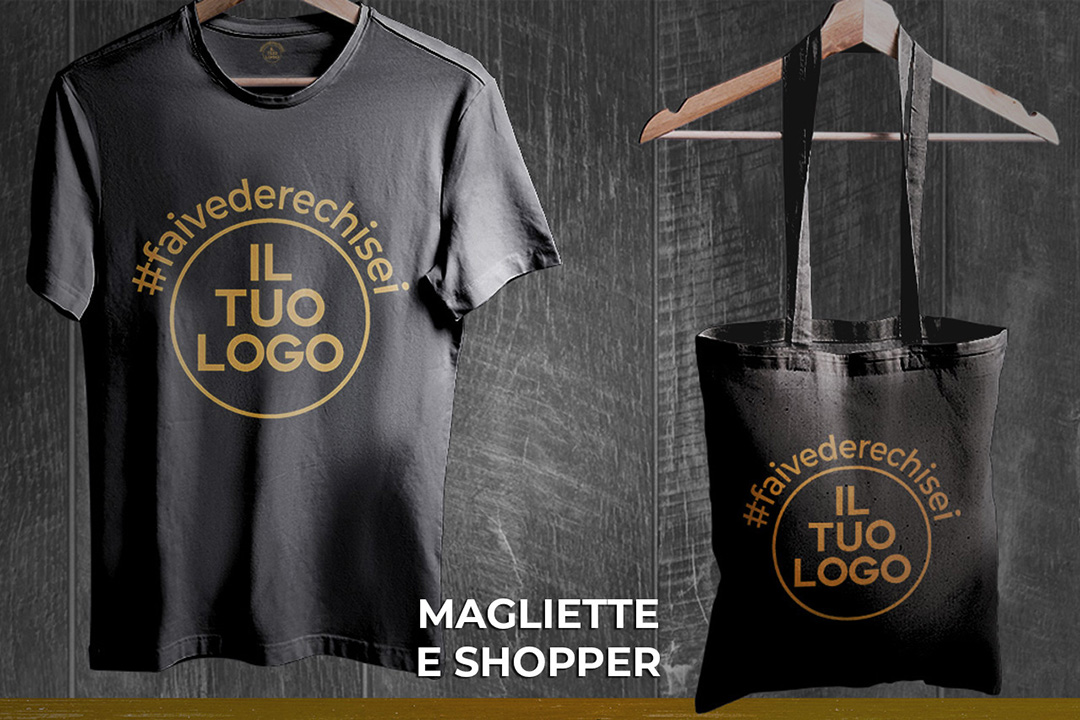 gadget, magliette e shopper personalizzati